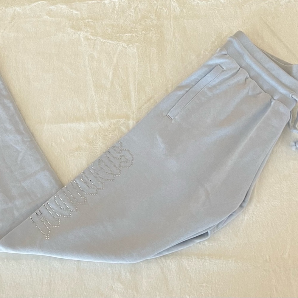 Adidas rhinestone flare pants